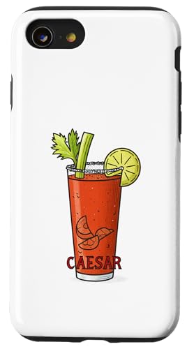 Einzigartiges Caesar-Cocktail-Design für Enthusiasten Hülle für iPhone SE (2020) / 7 / 8 von Amazing Drink Designs Co.