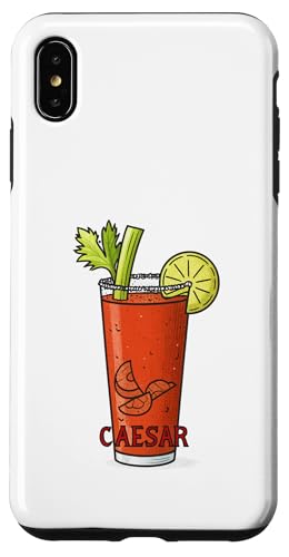 Einzigartiges Caesar-Cocktail-Design für Enthusiasten Hülle für iPhone XS Max Einzigartiges Caesar-Cocktail-Design für Enthusiasten Hülle für iPhone XS Max von Amazing Drink Designs Co.