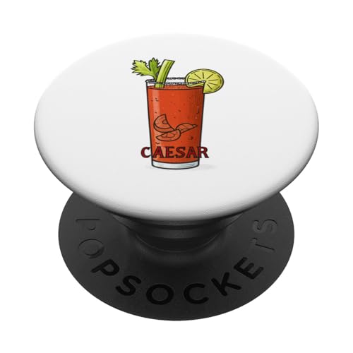 Einzigartiges Caesar-Cocktail-Design für Enthusiasten PopSockets Klebender PopGrip Einzigartiges Caesar-Cocktail-Design für Enthusiasten PopSockets Klebender PopGrip von Amazing Drink Designs Co.