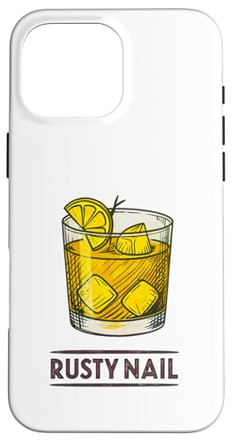 Einzigartiges rostiges Nagelgetränk im Vintage-Stil Hülle für iPhone 16 Pro Max Einzigartiges rostiges Nagelgetränk im Vintage-Stil Hülle für iPhone 16 Pro Max von Amazing Drink Designs Co.