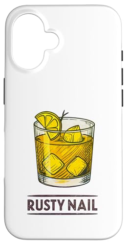 Einzigartiges rostiges Nagelgetränk im Vintage-Stil Hülle für iPhone 16 Einzigartiges rostiges Nagelgetränk im Vintage-Stil Hülle für iPhone 16 von Amazing Drink Designs Co.