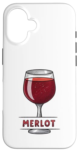Elegante Weinliebhaber-Grafik Merlot-Thema Hülle für iPhone 16 Elegante Weinliebhaber-Grafik Merlot-Thema Hülle für iPhone 16 von Amazing Drink Designs Co.