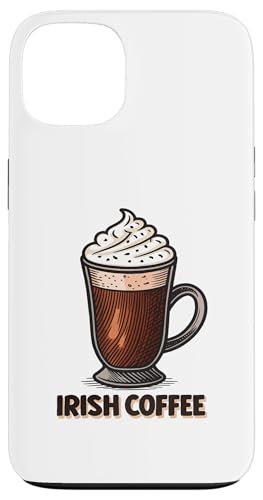 Entzückende irische Kaffee-Illustration mit Schlagsahne Hülle für iPhone 13 Entzückende irische Kaffee-Illustration mit Schlagsahne Hülle für iPhone 13 von Amazing Drink Designs Co.
