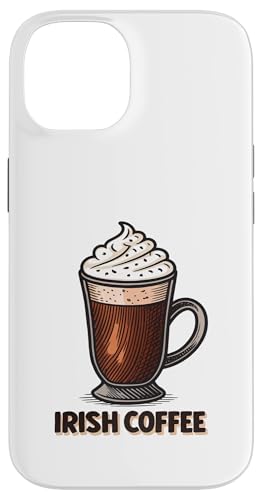 Entzückende irische Kaffee-Illustration mit Schlagsahne Hülle für iPhone 14 Entzückende irische Kaffee-Illustration mit Schlagsahne Hülle für iPhone 14 von Amazing Drink Designs Co.