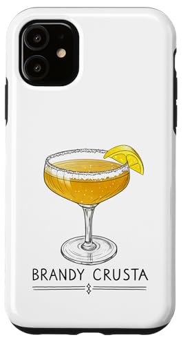 Erfrischender Brandy Crusta Cocktail Illustration Hülle für iPhone 11 Erfrischender Brandy Crusta Cocktail Illustration Hülle für iPhone 11 von Amazing Drink Designs Co.