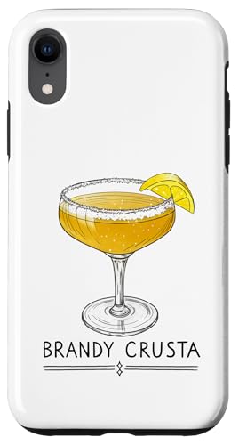 Erfrischender Brandy Crusta Cocktail Illustration Hülle für iPhone XR Erfrischender Brandy Crusta Cocktail Illustration Hülle für iPhone XR von Amazing Drink Designs Co.