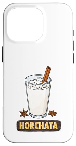 Erfrischendes Horchata-Getränk mit Zimt-Illustration Hülle für iPhone 16 Pro Erfrischendes Horchata-Getränk mit Zimt-Illustration Hülle für iPhone 16 Pro von Amazing Drink Designs Co.