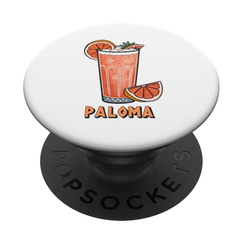 Erfrischendes Paloma-Cocktailgetränk Illustration PopSockets Klebender PopGrip Erfrischendes Paloma-Cocktailgetränk Illustration PopSockets Klebender PopGrip von Amazing Drink Designs Co.