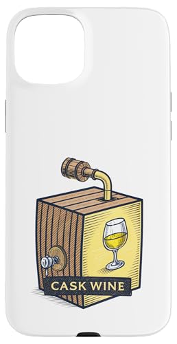 Fass Classic Weinfass mit Glas Wein Hülle für iPhone 15 Plus Fass Classic Weinfass mit Glas Wein Hülle für iPhone 15 Plus von Amazing Drink Designs Co.