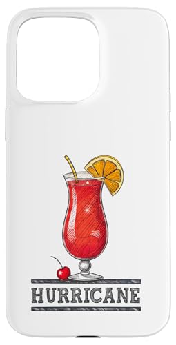 Handgezeichnetes Hurricane Drink Design Hülle für iPhone 15 Pro Max Handgezeichnetes Hurricane Drink Design Hülle für iPhone 15 Pro Max von Amazing Drink Designs Co.