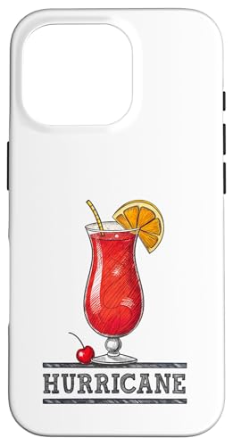 Handgezeichnetes Hurricane Drink Design Hülle für iPhone 16 Pro Handgezeichnetes Hurricane Drink Design Hülle für iPhone 16 Pro von Amazing Drink Designs Co.