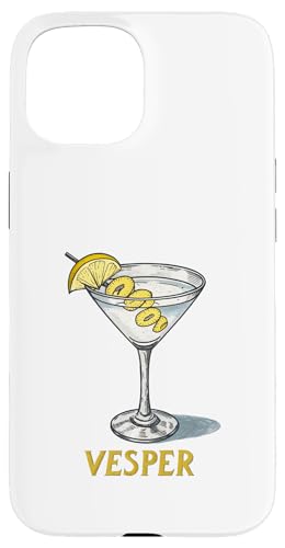 Klassische Vesper-Martini-Grafik, Vintage-Stil Hülle für iPhone 15 Klassische Vesper-Martini-Grafik, Vintage-Stil Hülle für iPhone 15 von Amazing Drink Designs Co.