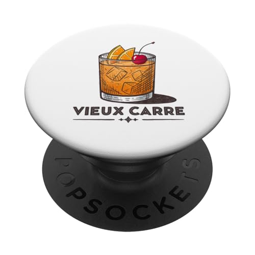 Klassisches, stilvolles Vieux Carre Cocktail-Design PopSockets Klebender PopGrip Klassisches, stilvolles Vieux Carre Cocktail-Design PopSockets Klebender PopGrip von Amazing Drink Designs Co.
