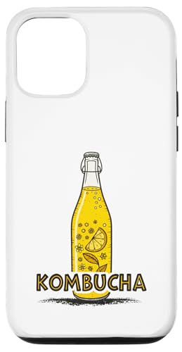 Kombucha Lovers Funky Zitronendesign Hülle für iPhone 12/12 Pro von Amazing Drink Designs Co.