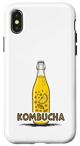 Kombucha Lovers Funky Zitronendesign Hülle für iPhone X/XS Kombucha Lovers Funky Zitronendesign Hülle für iPhone X/XS von Amazing Drink Designs Co.