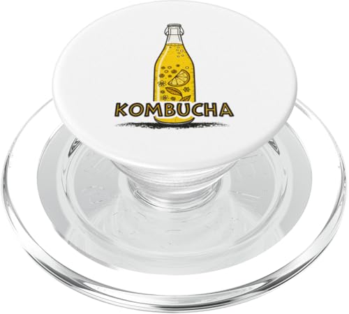Kombucha Lovers Funky Zitronendesign PopSockets PopGrip für MagSafe Kombucha Lovers Funky Zitronendesign PopSockets PopGrip für MagSafe von Amazing Drink Designs Co.