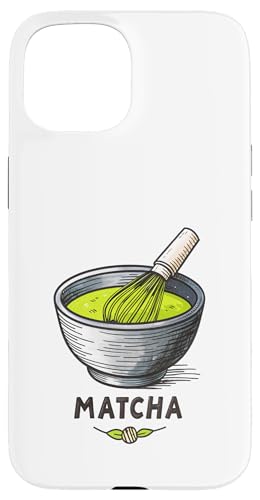 Lebendige Matcha-Teeschale mit Schneebesen Hülle für iPhone 15 Lebendige Matcha-Teeschale mit Schneebesen Hülle für iPhone 15 von Amazing Drink Designs Co.
