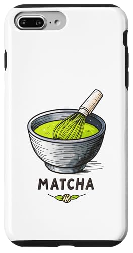 Lebendige Matcha-Teeschale mit Schneebesen Hülle für iPhone 7 Plus/8 Plus Lebendige Matcha-Teeschale mit Schneebesen Hülle für iPhone 7 Plus/8 Plus von Amazing Drink Designs Co.