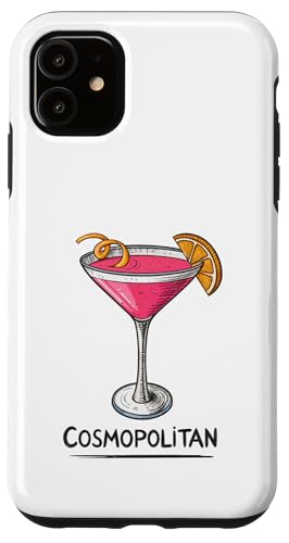 Lebendige rosa Cosmopolitan Cosmo Cocktail Illustration Hülle für iPhone 11 Lebendige rosa Cosmopolitan Cosmo Cocktail Illustration Hülle für iPhone 11 von Amazing Drink Designs Co.