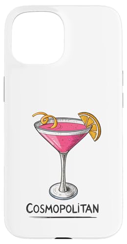 Lebendige rosa Cosmopolitan Cosmo Cocktail Illustration Hülle für iPhone 15 Lebendige rosa Cosmopolitan Cosmo Cocktail Illustration Hülle für iPhone 15 von Amazing Drink Designs Co.