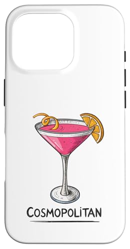 Lebendige rosa Cosmopolitan Cosmo Cocktail Illustration Hülle für iPhone 16 Pro Lebendige rosa Cosmopolitan Cosmo Cocktail Illustration Hülle für iPhone 16 Pro von Amazing Drink Designs Co.