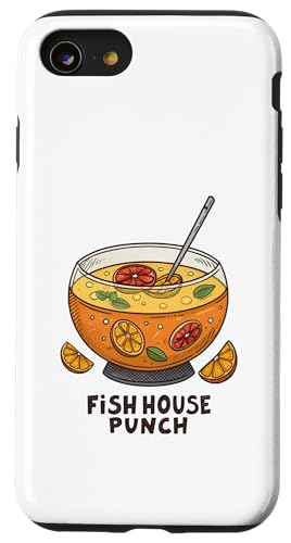 Lebendiger Zitrus-inspirierter Fischhaus-Stanzer Hülle für iPhone SE (2020) / 7 / 8 von Amazing Drink Designs Co.