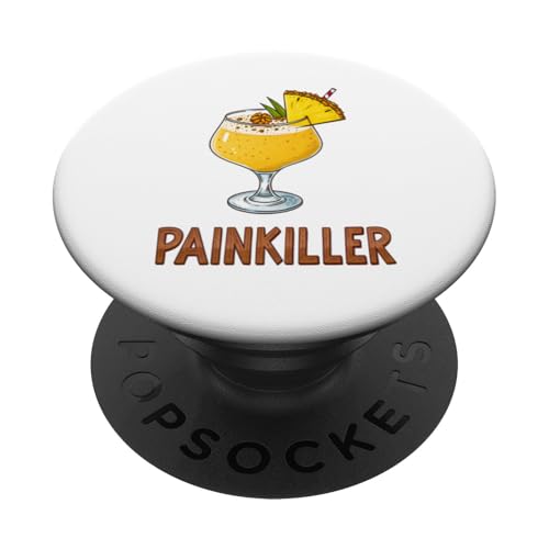 Lustiges und tropisches Schmerzmittel, Ananas-Cocktail-Thema PopSockets Klebender PopGrip Lustiges und tropisches Schmerzmittel, Ananas-Cocktail-Thema PopSockets Klebender PopGrip von Amazing Drink Designs Co.