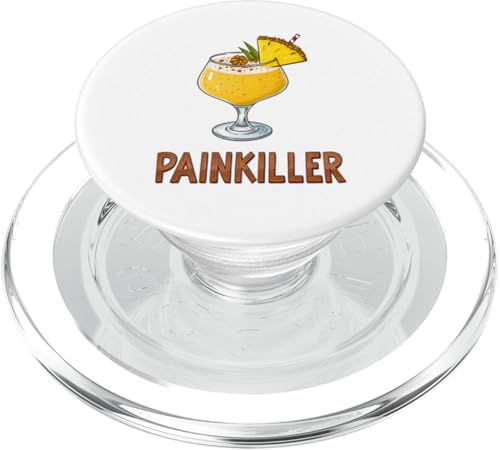 Lustiges und tropisches Schmerzmittel, Ananas-Cocktail-Thema PopSockets PopGrip für MagSafe Lustiges und tropisches Schmerzmittel, Ananas-Cocktail-Thema PopSockets PopGrip für MagSafe von Amazing Drink Designs Co.