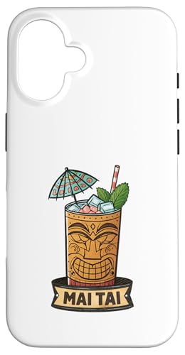 Mai Tai Einzigartiges tropisches Tiki-Getränk-Design Hülle für iPhone 16 Mai Tai Einzigartiges tropisches Tiki-Getränk-Design Hülle für iPhone 16 von Amazing Drink Designs Co.