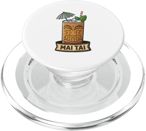 Mai Tai Einzigartiges tropisches Tiki-Getränk-Design PopSockets PopGrip für MagSafe Mai Tai Einzigartiges tropisches Tiki-Getränk-Design PopSockets PopGrip für MagSafe von Amazing Drink Designs Co.