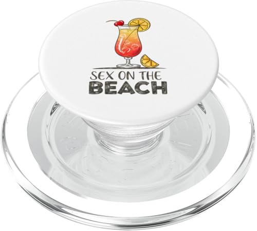 On The Beach Lustiger Tropischer Cocktail Drink Sommer PopSockets PopGrip für MagSafe On The Beach Lustiger Tropischer Cocktail Drink Sommer PopSockets PopGrip für MagSafe von Amazing Drink Designs Co.