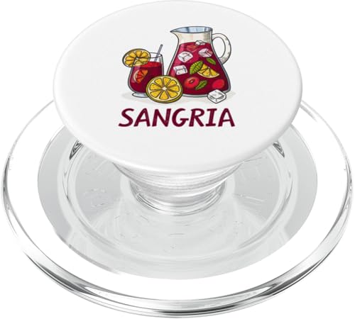 Sangria Erfrischendes Getränk Kunstwerk Getränk Illustration PopSockets PopGrip für MagSafe Sangria Erfrischendes Getränk Kunstwerk Getränk Illustration PopSockets PopGrip für MagSafe von Amazing Drink Designs Co.