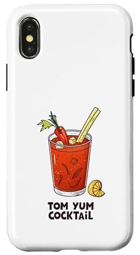 Tom Yum Cocktail-Getränkeliebhaber Hülle für iPhone X/XS Tom Yum Cocktail-Getränkeliebhaber Hülle für iPhone X/XS von Amazing Drink Designs Co.
