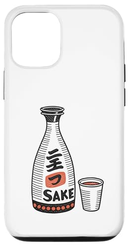 Traditionelle japanische Sake-Flasche und -becher Hülle für iPhone 12/12 Pro Traditionelle japanische Sake-Flasche und -becher Hülle für iPhone 12/12 Pro von Amazing Drink Designs Co.