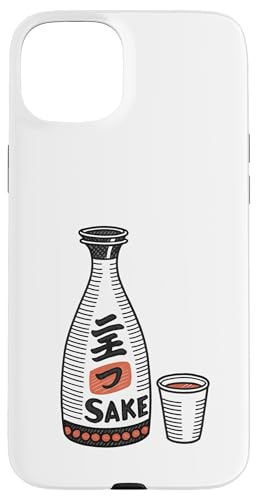 Traditionelle japanische Sake-Flasche und -becher Hülle für iPhone 15 Plus Traditionelle japanische Sake-Flasche und -becher Hülle für iPhone 15 Plus von Amazing Drink Designs Co.