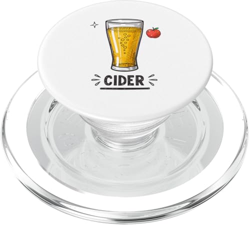 Trendiges Apfelwein-Liebhaber-Kunstwerk mit Apfel PopSockets PopGrip für MagSafe Trendiges Apfelwein-Liebhaber-Kunstwerk mit Apfel PopSockets PopGrip für MagSafe von Amazing Drink Designs Co.