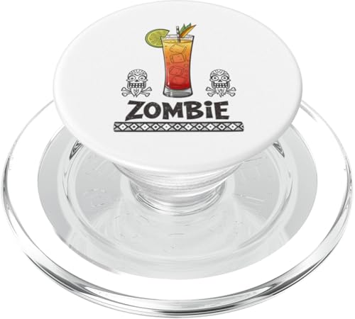 Zombie-Cocktail mit lustigem Totenkopf-Kunst PopSockets PopGrip für MagSafe Zombie-Cocktail mit lustigem Totenkopf-Kunst PopSockets PopGrip für MagSafe von Amazing Drink Designs Co.