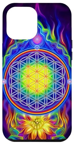 Abstrakte Heilige Geometrie Blume des Lebens Kunst Hülle für iPhone 12 Pro Max Abstrakte Heilige Geometrie Blume des Lebens Kunst Hülle für iPhone 12 Pro Max von Amazing Pattern Design Accessories by AiMaginarium