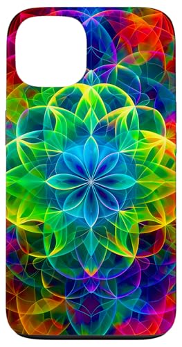 Abstrakte Heilige Geometrie Blume des Lebens Kunst Hülle für iPhone 13 von Amazing Pattern Design Accessories by AiMaginarium