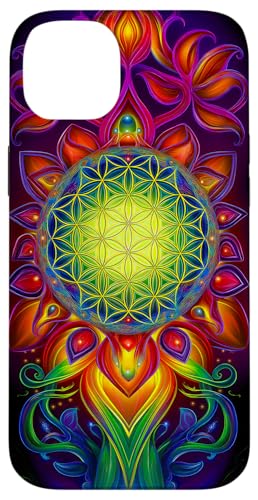 Abstrakte Heilige Geometrie Blume des Lebens Kunst Hülle für iPhone 14 Plus Abstrakte Heilige Geometrie Blume des Lebens Kunst Hülle für iPhone 14 Plus von Amazing Pattern Design Accessories by AiMaginarium