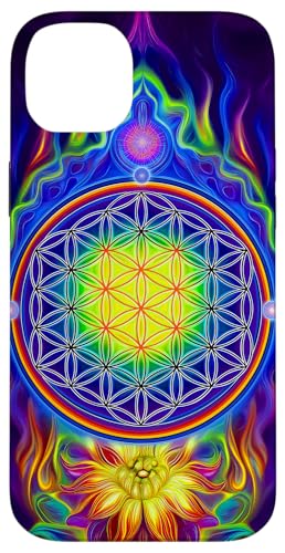 Abstrakte Heilige Geometrie Blume des Lebens Kunst Hülle für iPhone 14 Plus Abstrakte Heilige Geometrie Blume des Lebens Kunst Hülle für iPhone 14 Plus von Amazing Pattern Design Accessories by AiMaginarium