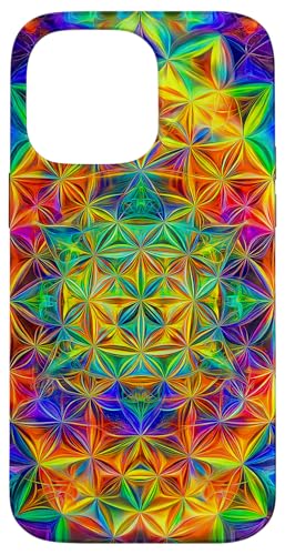 Abstrakte Heilige Geometrie Blume des Lebens Kunst Hülle für iPhone 14 Pro Max Abstrakte Heilige Geometrie Blume des Lebens Kunst Hülle für iPhone 14 Pro Max von Amazing Pattern Design Accessories by AiMaginarium