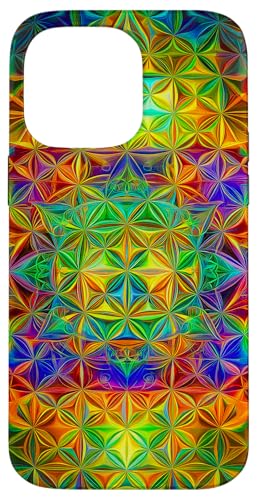 Abstrakte Heilige Geometrie Blume des Lebens Kunst Hülle für iPhone 14 Pro Max Abstrakte Heilige Geometrie Blume des Lebens Kunst Hülle für iPhone 14 Pro Max von Amazing Pattern Design Accessories by AiMaginarium