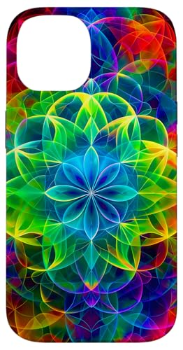 Abstrakte Heilige Geometrie Blume des Lebens Kunst Hülle für iPhone 14 von Amazing Pattern Design Accessories by AiMaginarium