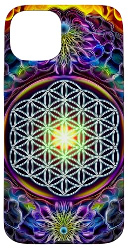 Abstrakte Heilige Geometrie Blume des Lebens Kunst Hülle für iPhone 15 Plus Abstrakte Heilige Geometrie Blume des Lebens Kunst Hülle für iPhone 15 Plus von Amazing Pattern Design Accessories by AiMaginarium
