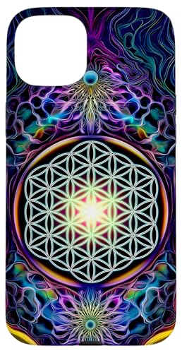 Abstrakte Heilige Geometrie Blume des Lebens Kunst Hülle für iPhone 15 Plus Abstrakte Heilige Geometrie Blume des Lebens Kunst Hülle für iPhone 15 Plus von Amazing Pattern Design Accessories by AiMaginarium