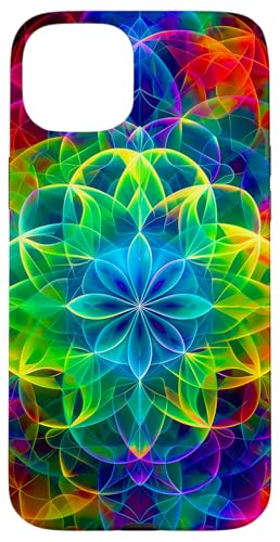 Abstrakte Heilige Geometrie Blume des Lebens Kunst Hülle für iPhone 15 Plus Abstrakte Heilige Geometrie Blume des Lebens Kunst Hülle für iPhone 15 Plus von Amazing Pattern Design Accessories by AiMaginarium