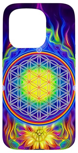 Abstrakte Heilige Geometrie Blume des Lebens Kunst Hülle für iPhone 15 Pro Abstrakte Heilige Geometrie Blume des Lebens Kunst Hülle für iPhone 15 Pro von Amazing Pattern Design Accessories by AiMaginarium