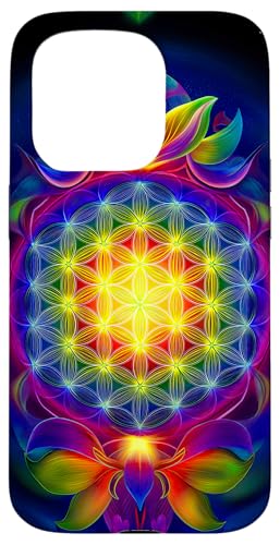 Abstrakte Heilige Geometrie Blume des Lebens Kunst Hülle für iPhone 15 Pro Abstrakte Heilige Geometrie Blume des Lebens Kunst Hülle für iPhone 15 Pro von Amazing Pattern Design Accessories by AiMaginarium