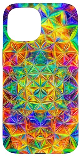 Abstrakte Heilige Geometrie Blume des Lebens Kunst Hülle für iPhone 15 Abstrakte Heilige Geometrie Blume des Lebens Kunst Hülle für iPhone 15 von Amazing Pattern Design Accessories by AiMaginarium
